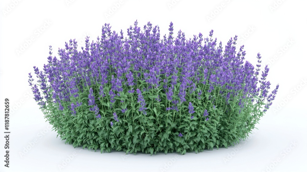 Obraz premium Stunning Lavender Bush in Full Bloom