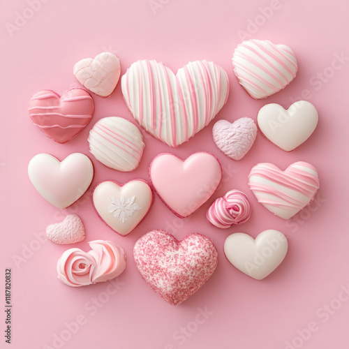 heart shaped candies