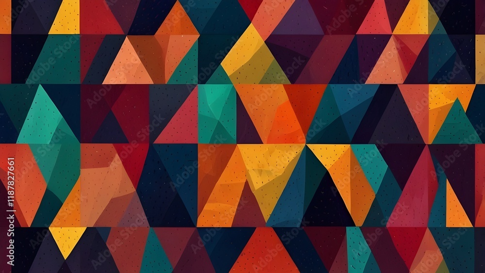 Abstract Colorful geometric background. Modern background design. Generative AI Abstract Colorful geometric background. Modern background design. Generative AI
