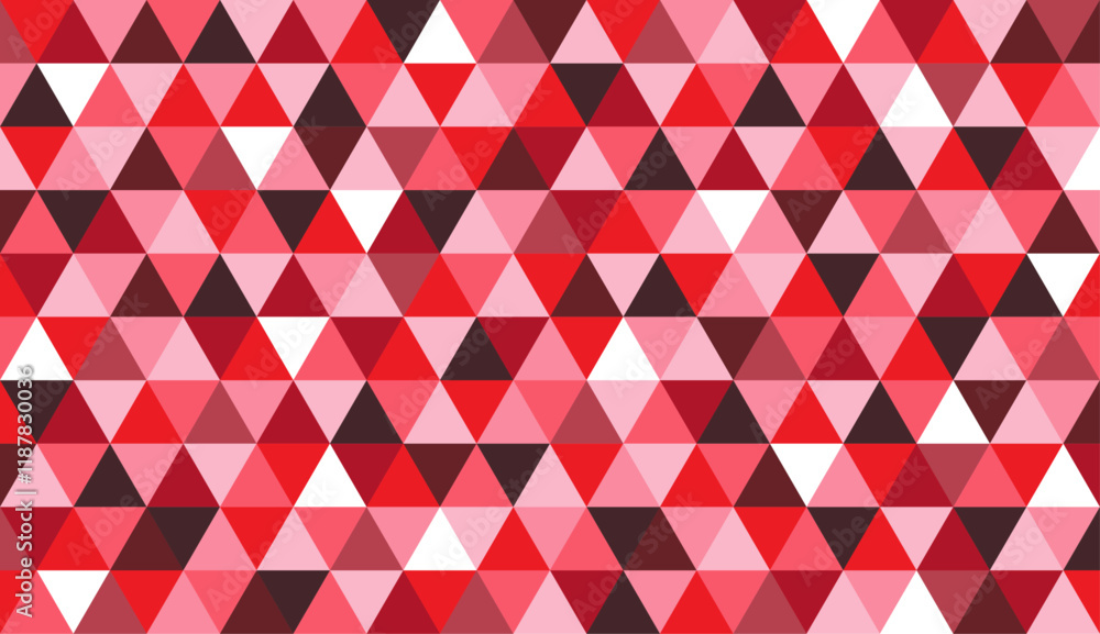 Red Geometric triangle mosaic pattern. Prism triangular Seamless Pattern Background Holographic Foil Multi Color Triangle Texture. repeat colorful-mosaic wallpaper Red Geometric triangle mosaic pattern. Prism triangular Seamless Pattern Background Holographic Foil Multi Color Triangle Texture. repeat colorful-mosaic wallpaper