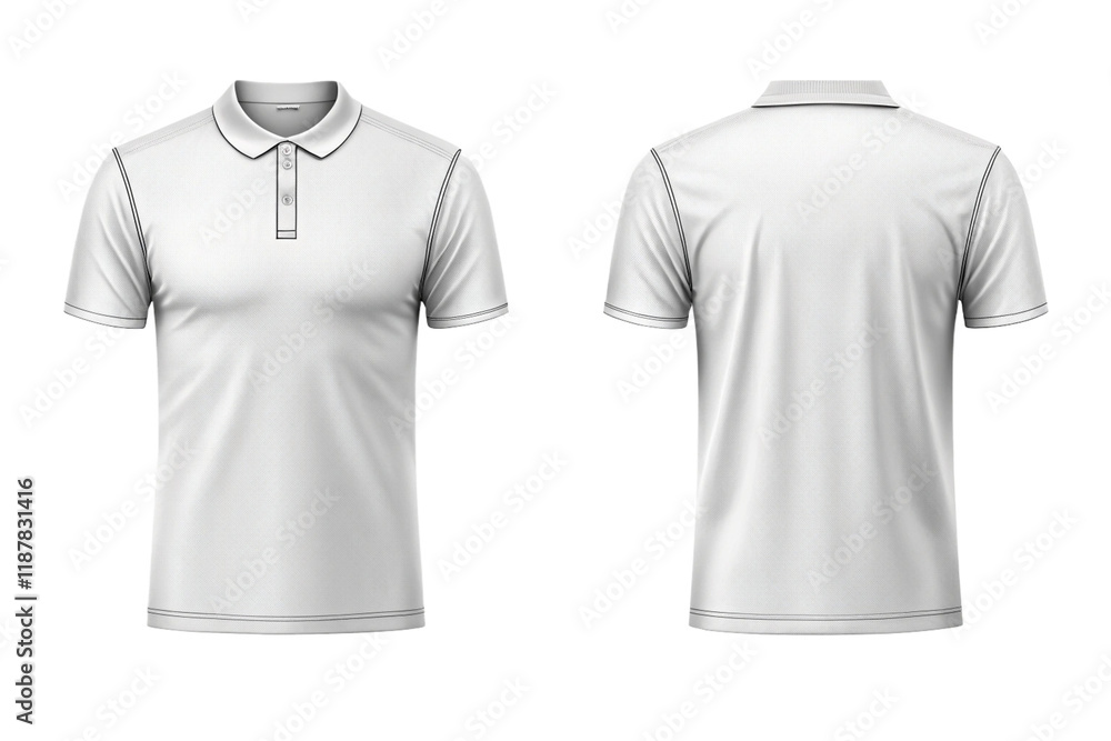 Professional Polo Shirt Mockup Front and Back Professional Polo Shirt Mockup Front and Back