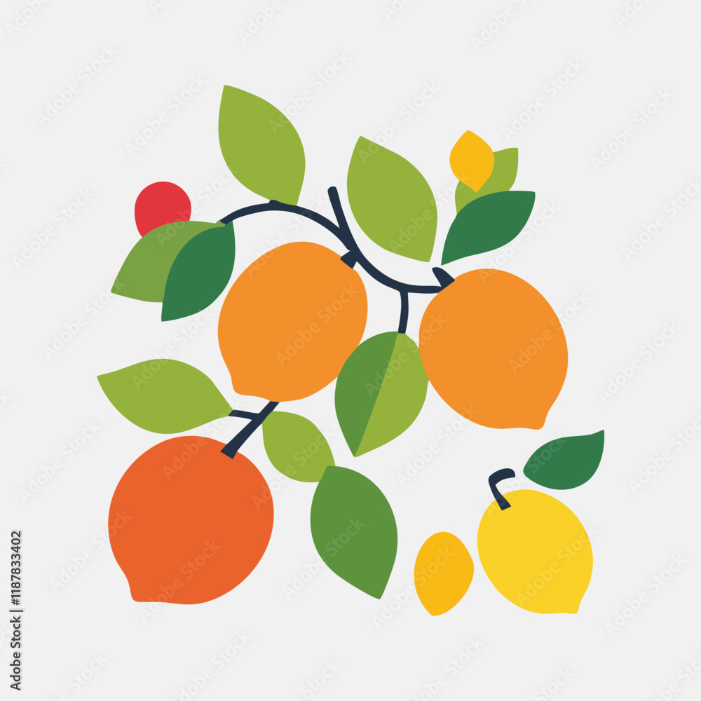 illustration of oranges illustration of oranges
