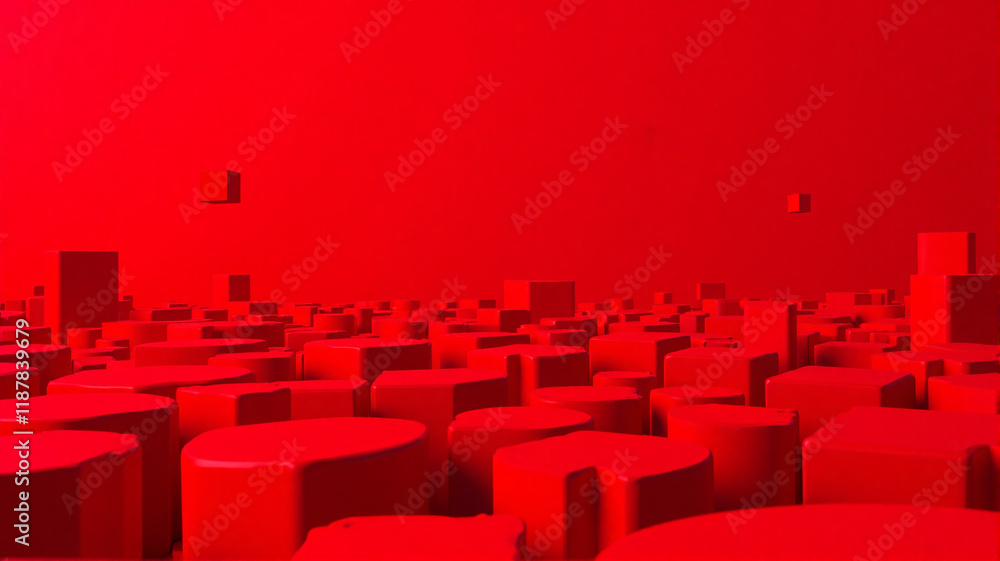 Obraz premium abstract city skyline