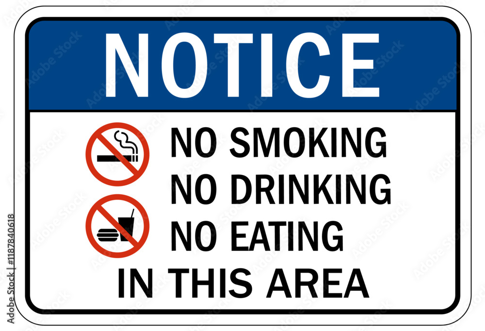 No smoking sign No smoking sign