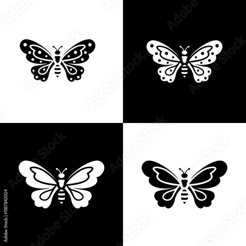 Bee butterfly.eps