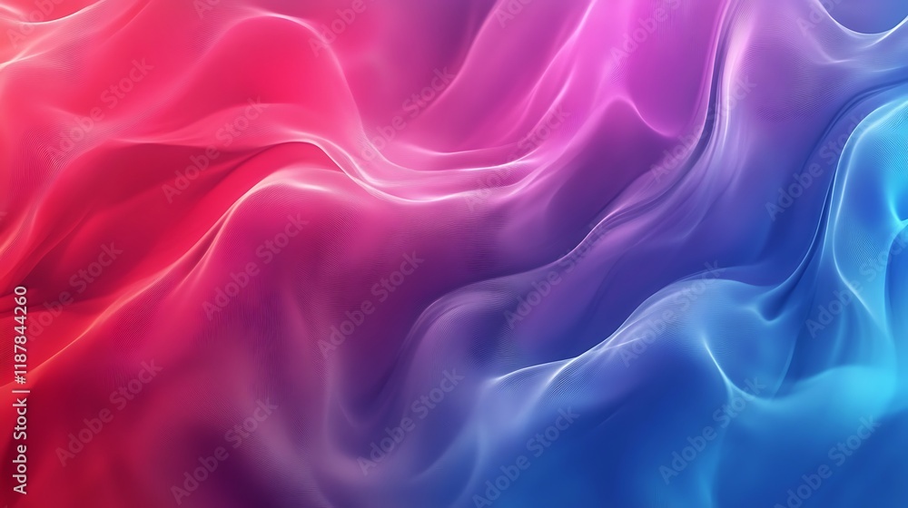 Abstract Colorful Waves Flowing Seamlessly Abstract Colorful Waves Flowing Seamlessly