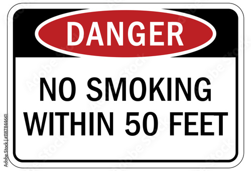 No smoking sign no smoking within 50 feet