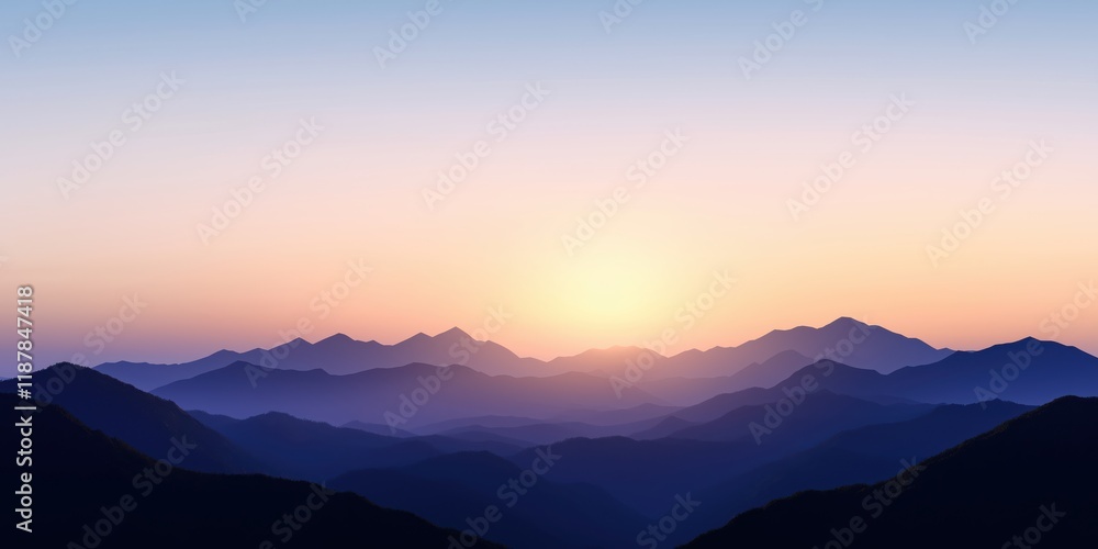 A breathtaking view of a mountain range illuminated by a colorful sunset showcases the grandeur of nature, inspiring feelings of wonder, adventure, and tranquility in perfect harmony. A breathtaking view of a mountain range illuminated by a colorful sunset showcases the grandeur of nature, inspiring feelings of wonder, adventure, and tranquility in perfect harmony.
