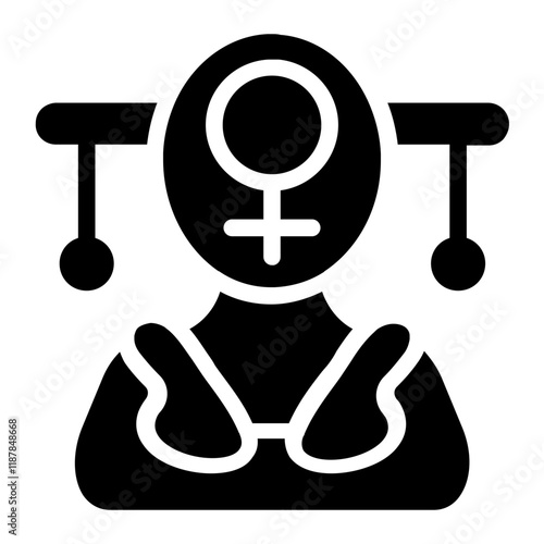 Feminism Solid Icon
