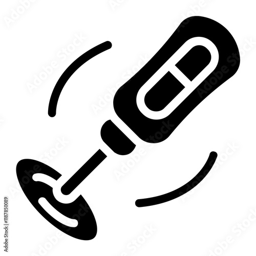Milk Frother Solid Icon