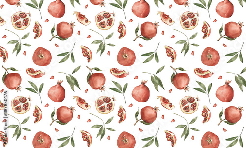 Pomegranate background