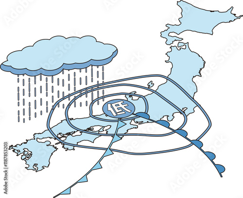 低気圧と日本列島