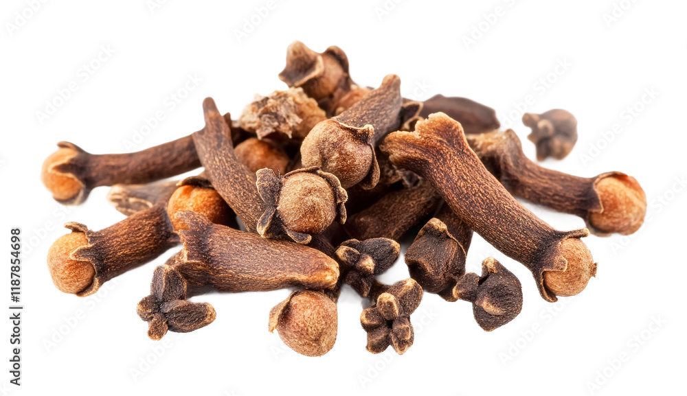 Fototapeta premium Cloves spice isolated against a white background