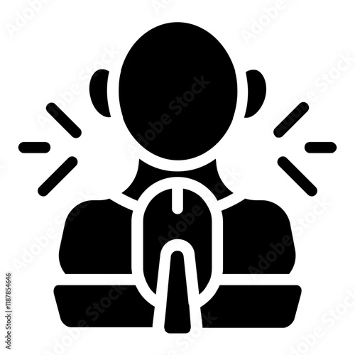 Dubbing Solid Icon