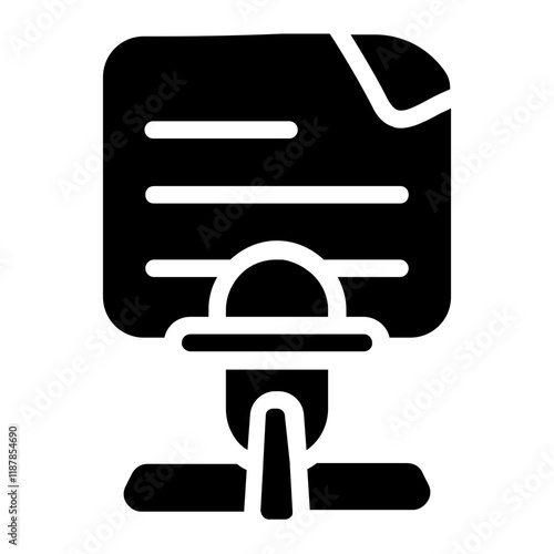 Dubbing Solid Icon