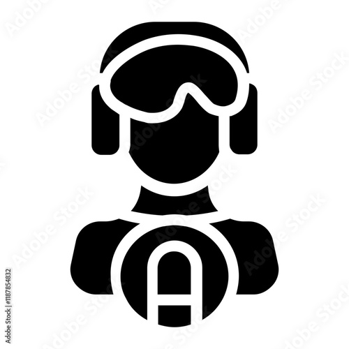 Dubbing Solid Icon
