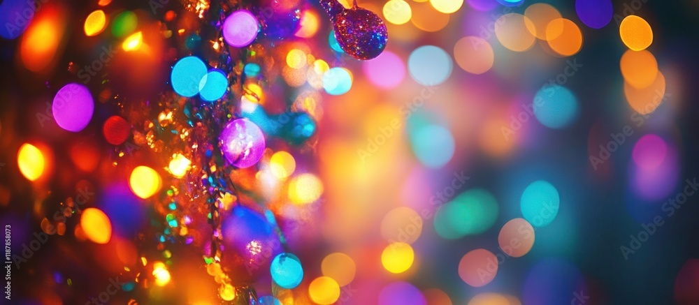 Dazzling and vibrant abstract background with shimmering glowing and twinkling multicolored lights bokeh and glitter effects Perfect for party themed designs digital art and wallpapers Dazzling and vibrant abstract background with shimmering glowing and twinkling multicolored lights bokeh and glitter effects Perfect for party themed designs digital art and wallpapers
