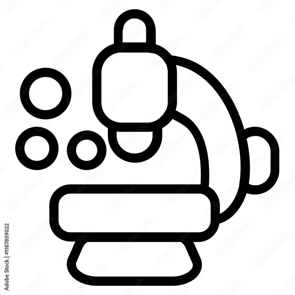 Fototapeta premium Research Line Icon