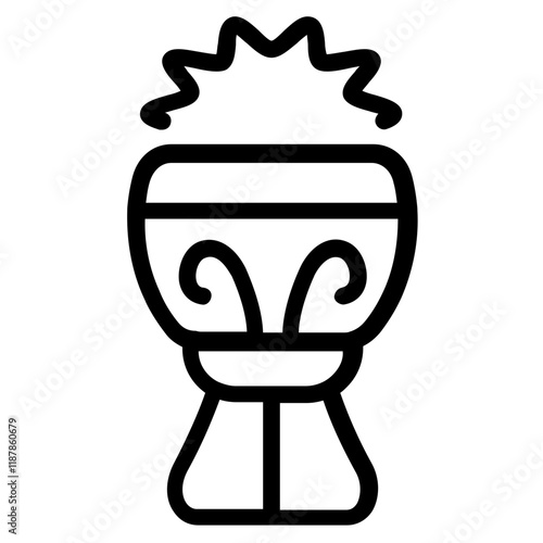 Holy Grail Line Icon