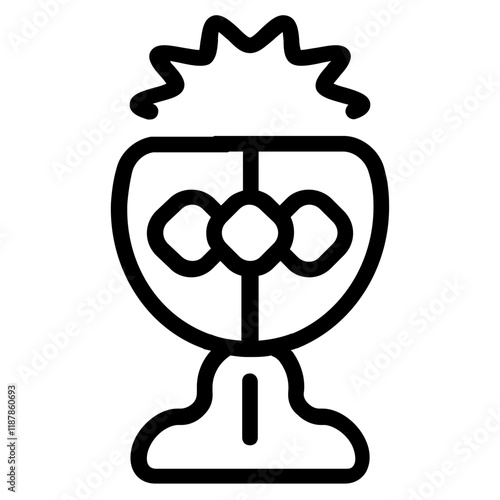 Holy Grail Line Icon