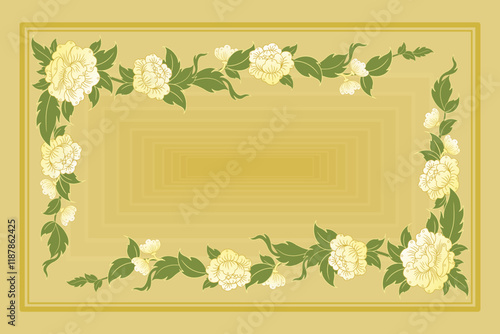 Damask pattern for various printing works