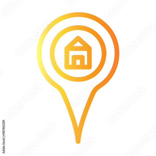 address Line Gradient Icon
