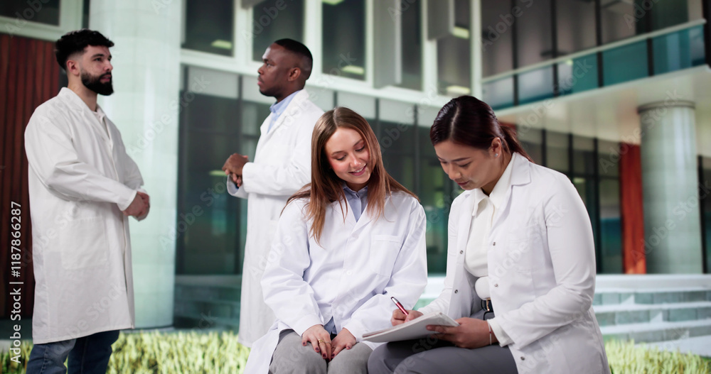 Obraz premium University Students In Nurse