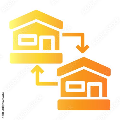 relocation Gradient icon