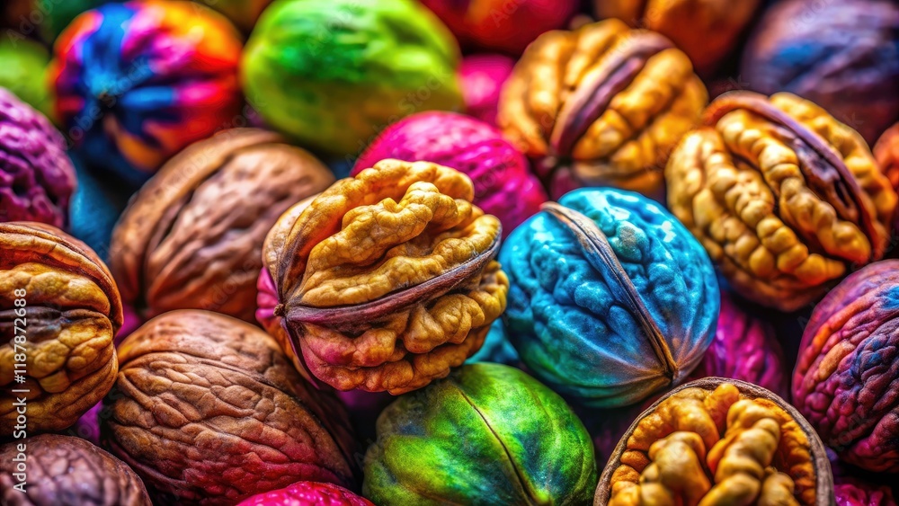 Macro Photography: Walnut Shells - Shelled vs. Unshelled Comparison Macro Photography: Walnut Shells - Shelled vs. Unshelled Comparison