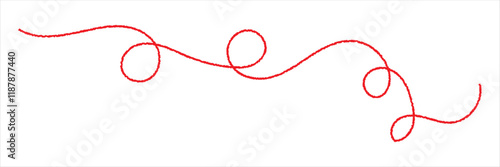 Thread with sewing needles on white background. Modern design icon. Vector illustration.EPS10