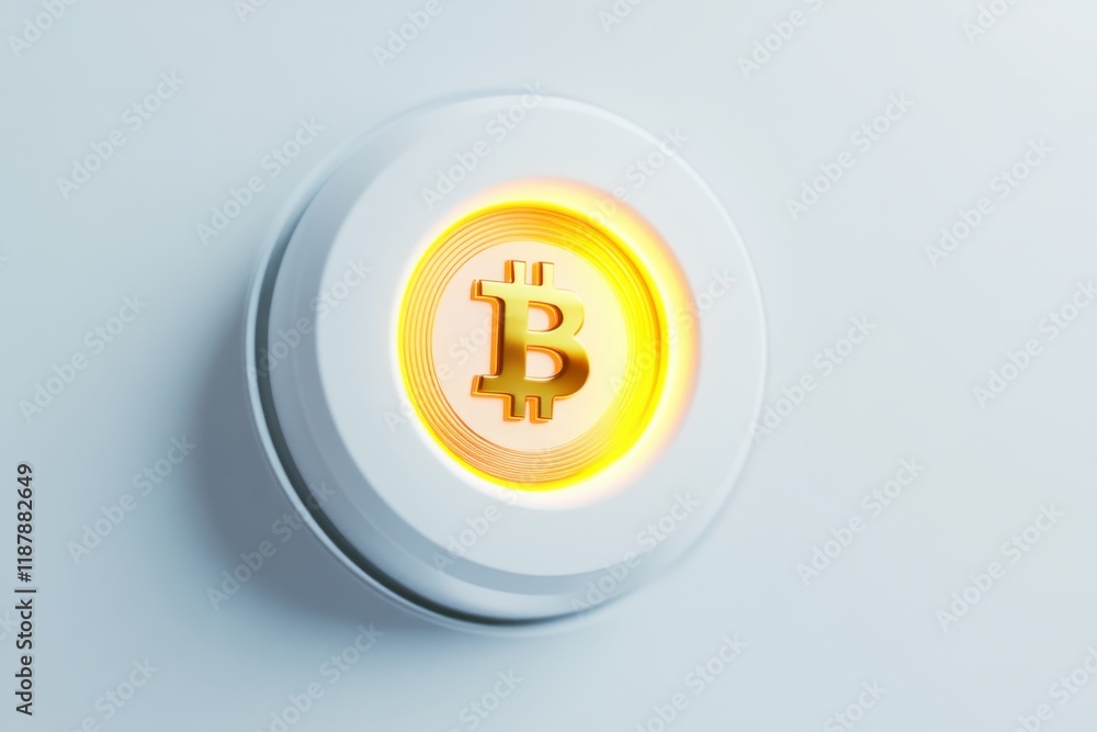 Clean Digital Display of Gold Coin Symbol