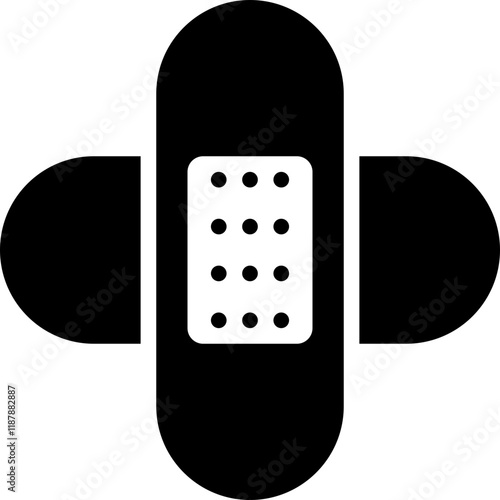 Band Aid Icon Glyph