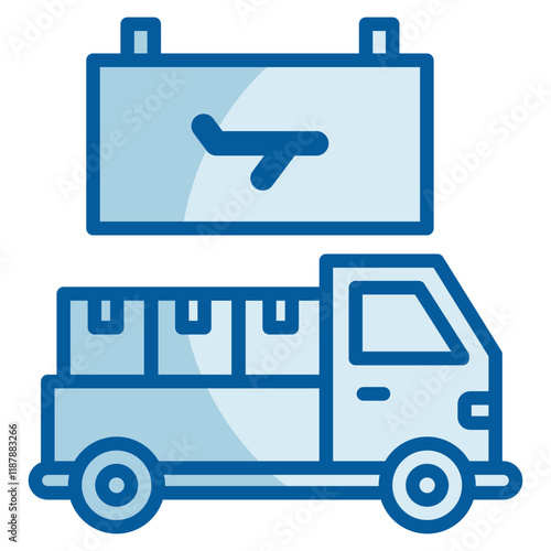 Truck  Icon Element For Design