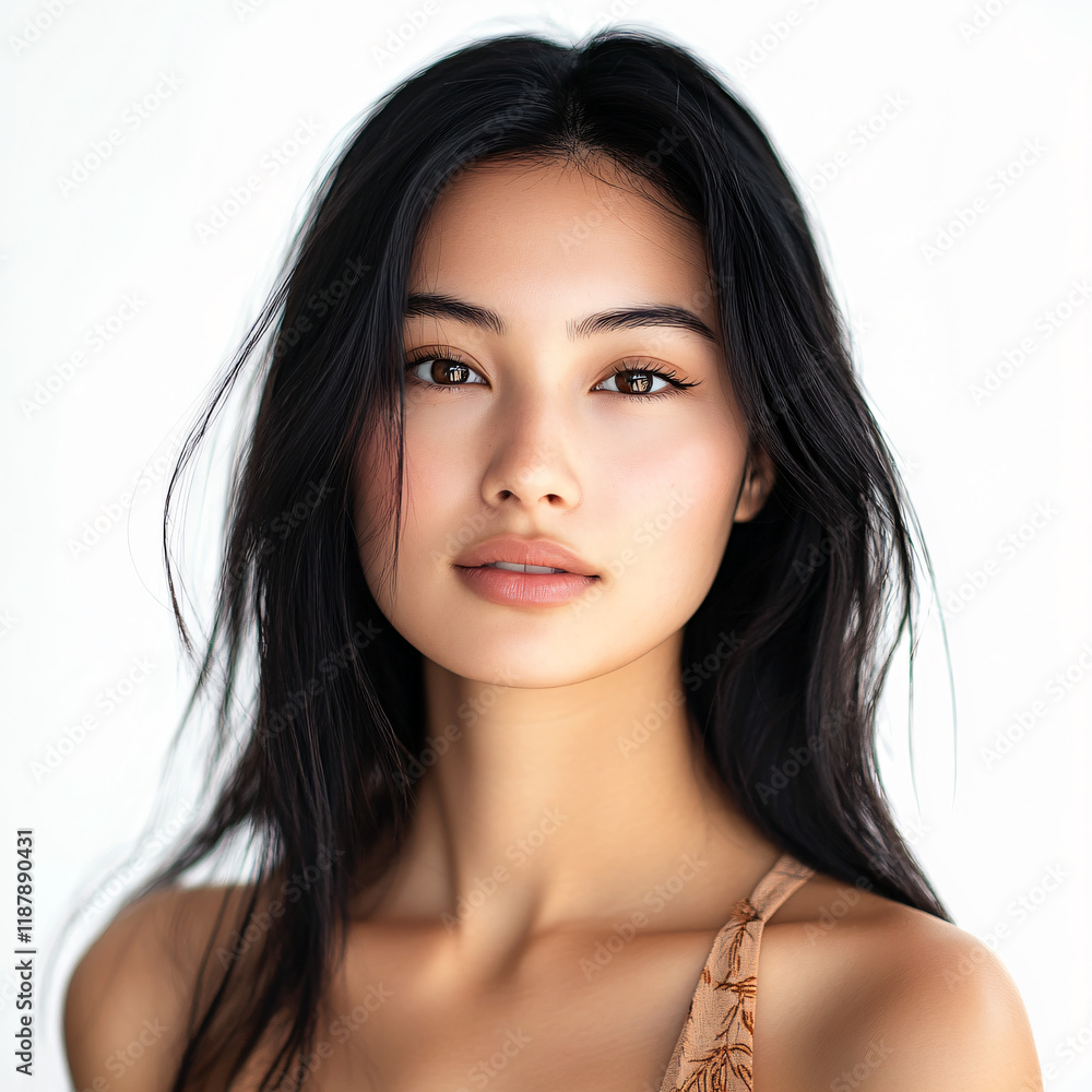 Fit and Flexible: A Young Woman Embodies Health and Vitality abs gym  