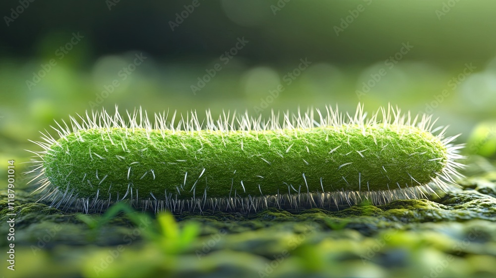 Escherichia Coli 3D rendering Escherichia Coli 3D rendering
