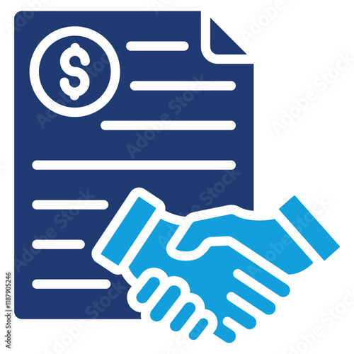 Agreement Icon Element For Design
