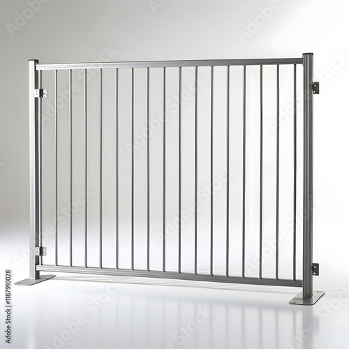 Wallpaper Mural A metal railing with bars Torontodigital.ca