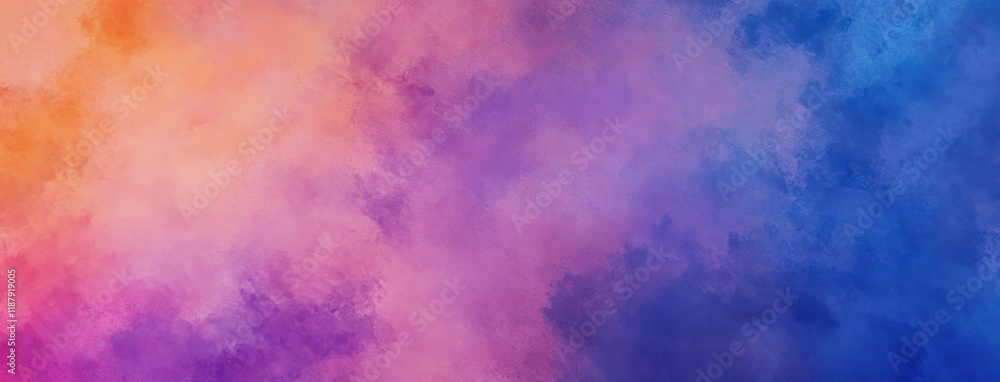 Obraz premium Vibrant abstract gradient with warm and cool tones