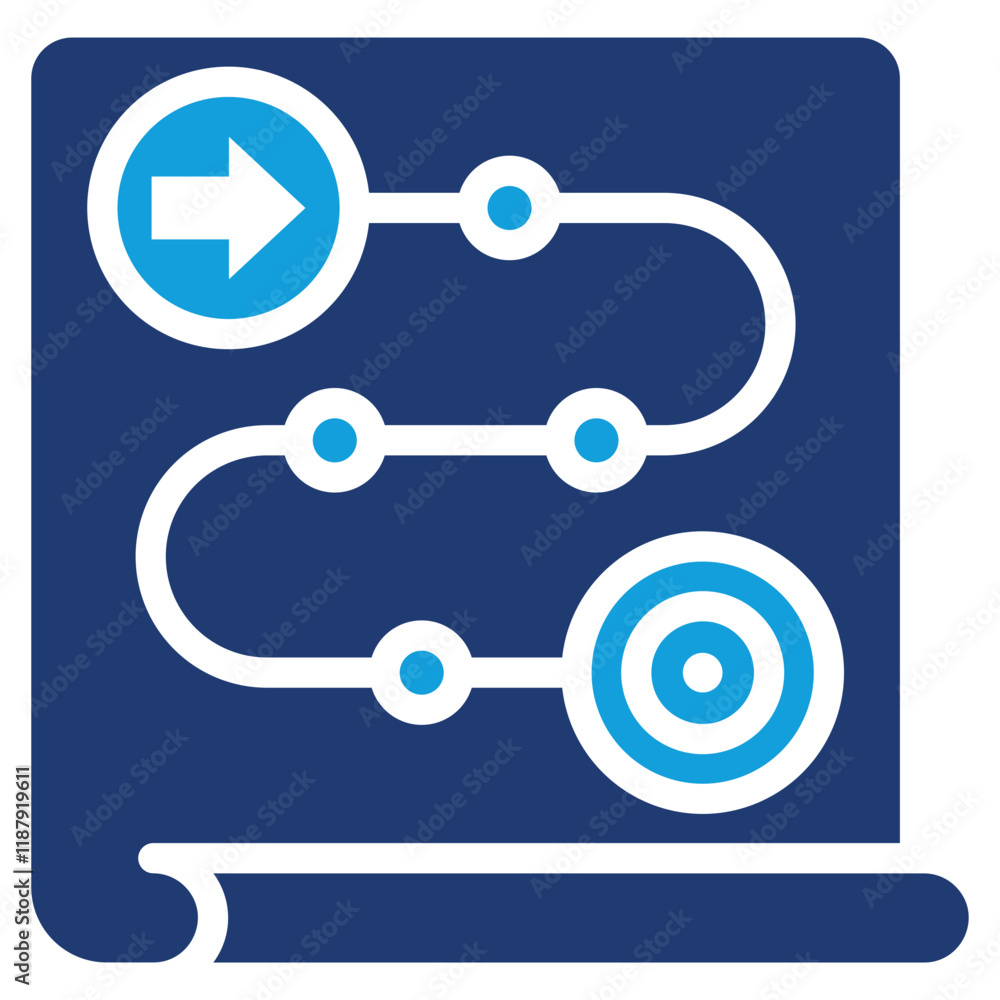 Project Roadmap Icon Element For Design Project Roadmap Icon Element For Design