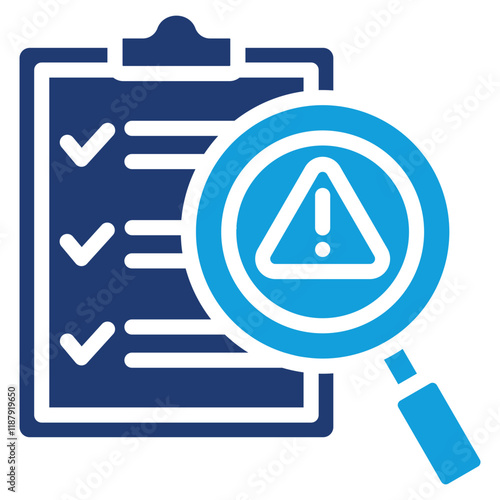 Risk Assessment Icon Element For Design