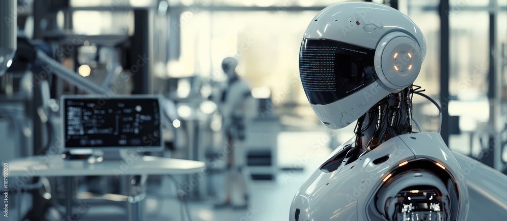 Showcasing AI robotics with autonomous learning capabilities. Showcasing AI robotics with autonomous learning capabilities.