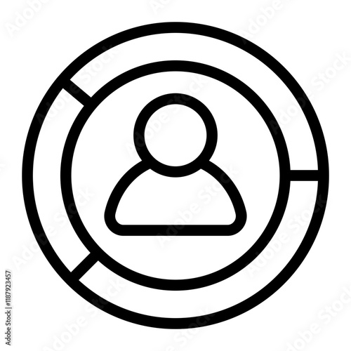 Chart Population Line Icon