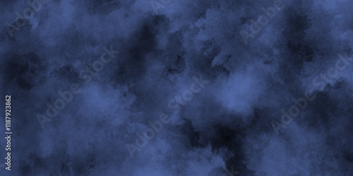  Blue sky watercolor background texture for cover design, beautiful blue sky and clouds natural background, bizarre forms of blue powder explode cloud on white texture.