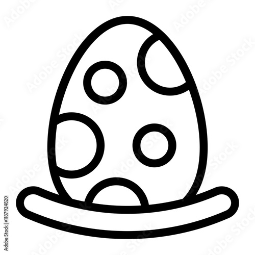 Dinosaurus Egg Line Icon