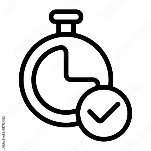 Discipline Line Icon