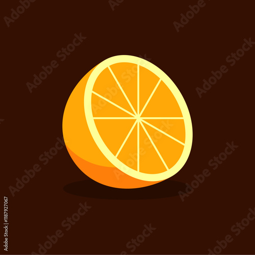 Orange fruit design vector illustration