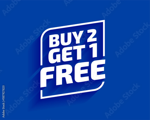 buy two get one free promo background for business advertisement