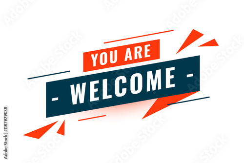modern you are welcome banner impress your new employee