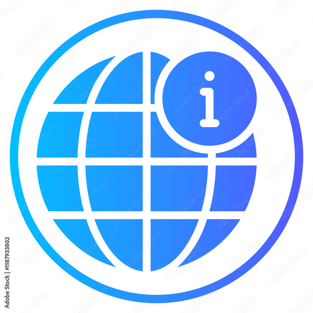 internet gradient icon