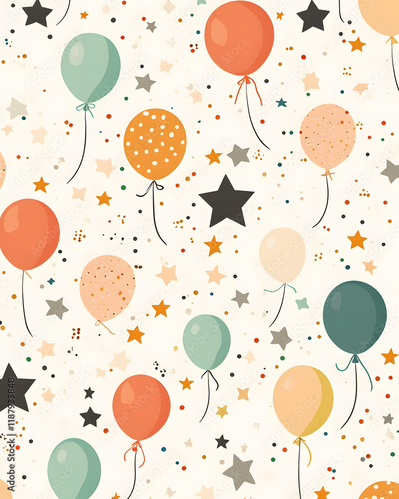 Luxurious and playful birthday celebration scenes and card Luxurious and playful birthday celebration scenes and card